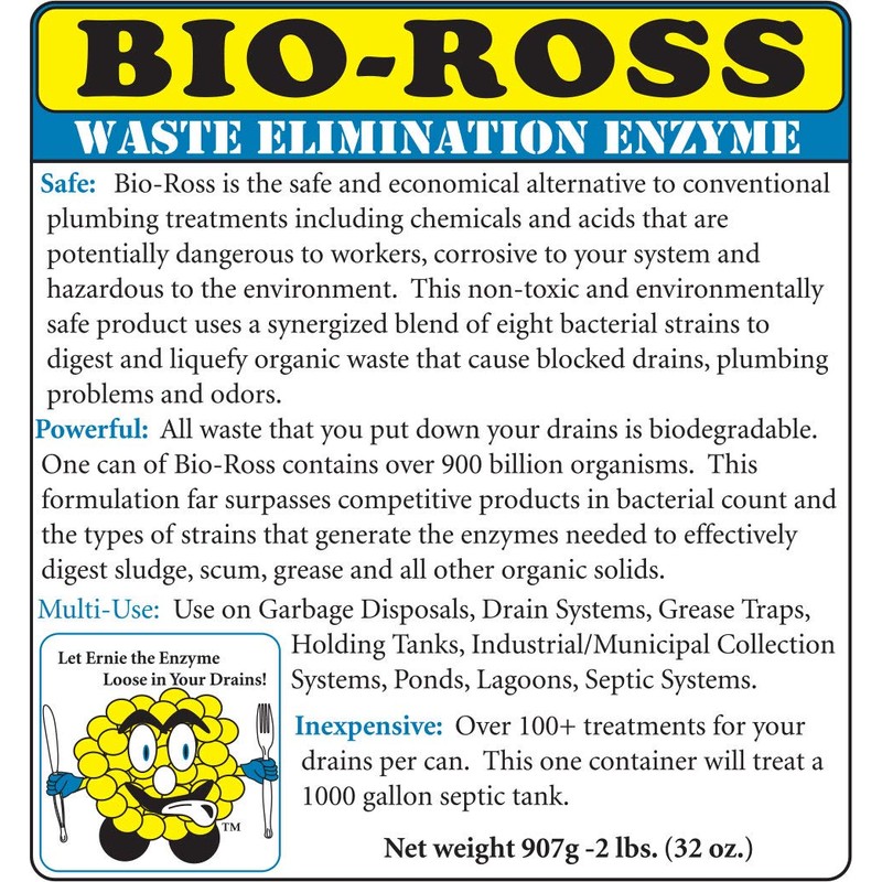 Bio-Ross Drain & Septic Drain Cleaner By Bio Ross Elimination