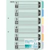 コクヨ ファイル インデックス仕切カード A4 6山 10組 シキ-110N