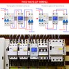 LCD Digital Electricity Meter AC Meter DIN Rail KWh Meter