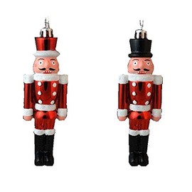 Toyland® 13cm Christmas Nutcracker Red Hat - Xmas Tree Decoration.