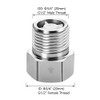 Check Valve, Electroplated Copper 1/2" Female to 1/2" Male Thread