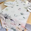 LOZULO Tulip Table Runner Modern Spring Decoration Table Weatherproof Table