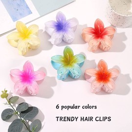 Pack of 6 Large Hair Clips, Women's Hair Clips for Thick Hair, Non-Slip Hair, Jaw Clips, Hair Styling Accessories for Women, Girls, Mother's Day Gifts