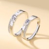 yuruyi Matching Couple for Rings - Romantic Heart Design |