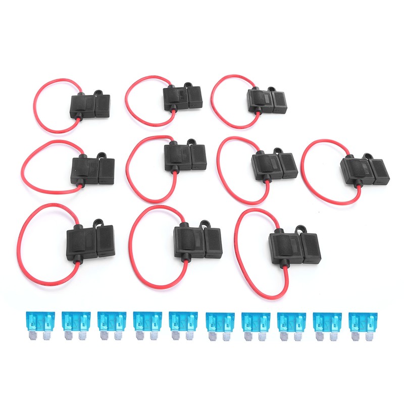 Inline Fuse Holder ATC/ATO AddaCircuit Waterproof Car Fuse Holder with