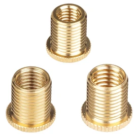 Shift Lever Screws Automotive Shift Thread Adapter 3-Piece Set Diameter Conversion Adapter Aluminum Alloy Durable Wear-Resistant Corrosion-Resistant Easy to Install Adapter Retainer Replacement Screws