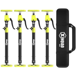 XINQIAO Cabinet Jacks for Installing Cabinets, Heavy Duty Third Hand Tool Adjustable Support Pole & Drywall Lifts from 23.6 in to 45.3 in, 4 PCS