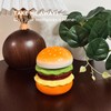 Lifelisa Cute Hamburger Toothpick Holder with Lid, Ceramic Toothpick Dispenser