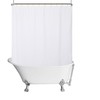N&Y HOME Waterproof Fabric Clawfoot Tub Shower Curtain 180 x