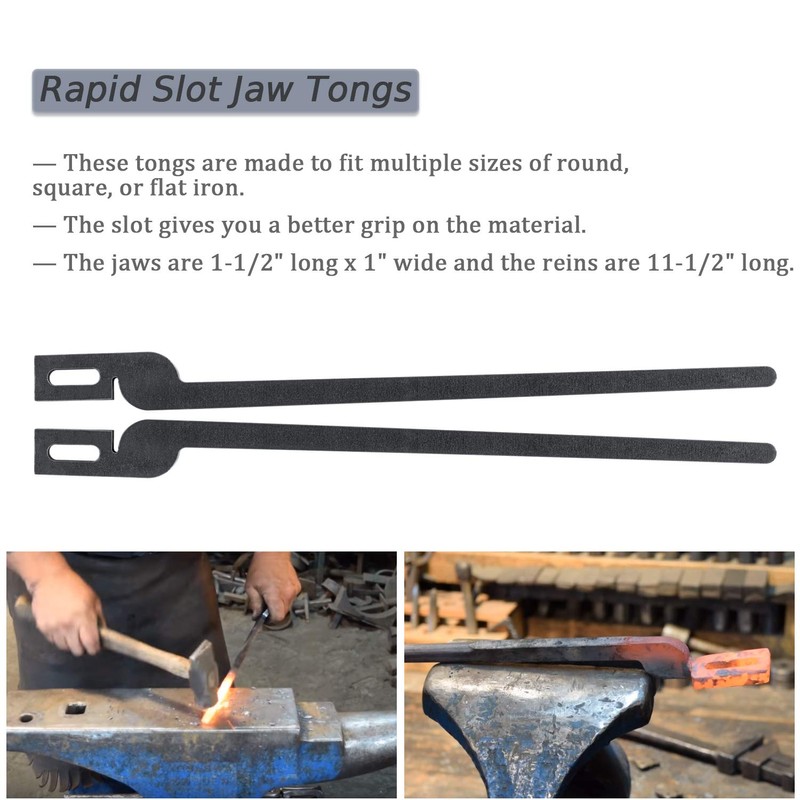 Yoursme DIY Rapid Tongs Bundle Set - Blacksmith Five types