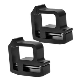 ABOOFAN 2pcs Heavy Duty Truck Cap Clamps Aluminum C Clamps for Secure Mounting of Camper Shells and Truck Bed Covers Robust Locking Mechanism Easy Install Black