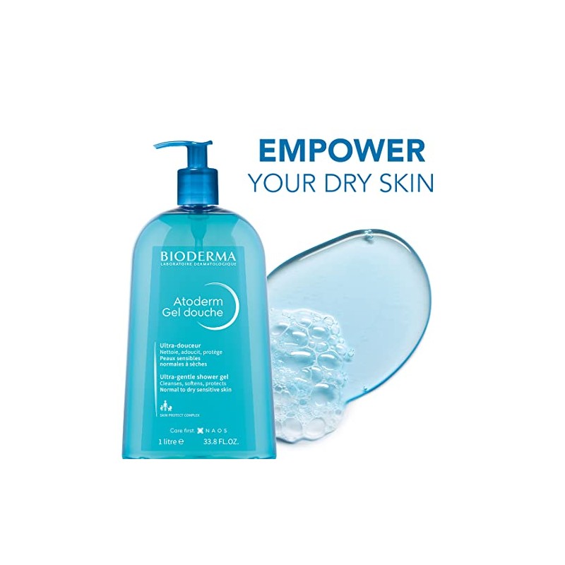 Bioderma Atoderm Gel Hidratante de Ducha 16.7 Fl Oz