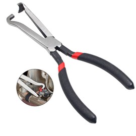 YUEARN 37960 Electrical Disconnect Pliers, 8 inch Automotive Electrical Connector Pliers for Auto Mass Air Flow Sensors, Fuel Injectors, Ignition Coils and Other Auto Parts (Red)