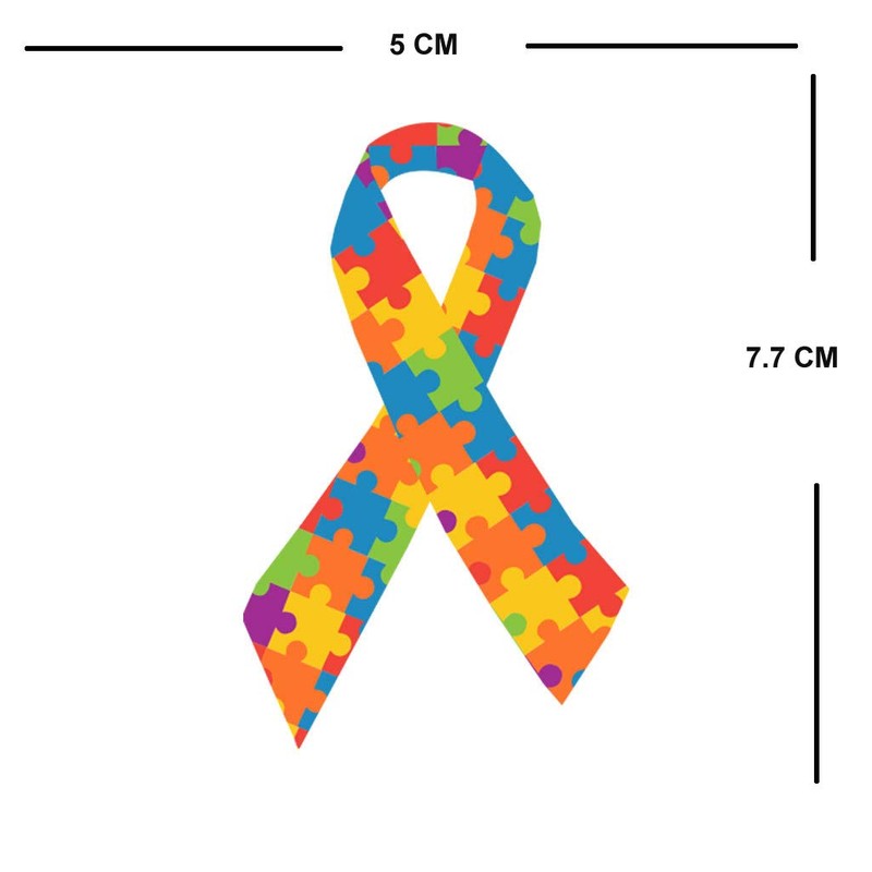 inking house SET OF 2 X Autism Awareness Iron on