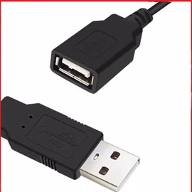 USBスイッチケーブル USB A オス メス延長USB電源ケーブル 通信不可ブラック 30cm（3個）