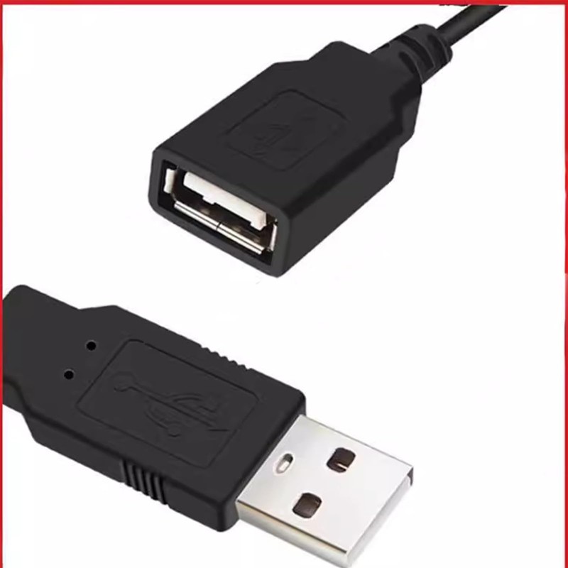USBスイッチケーブル USB A オス メス延長USB電源ケーブル 通信不可ブラック 30cm（3個）