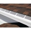 Unbranded Snap-In 3 ft White Vinyl Mesh Gutter Guard Leaf