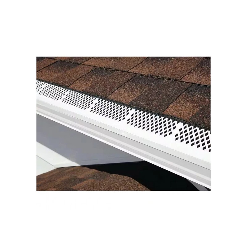 Unbranded Snap-In 3 ft White Vinyl Mesh Gutter Guard Leaf