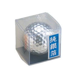 タジマ ゴルフボール 金沢 純銀箔 銀