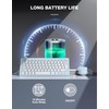 TECKNET Wireless Keyboard and Mouse Combo, Mini Cordless Computer Keyboard