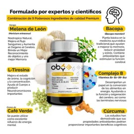 Oby Nootropicos Neuroprotector  Concentración, Memoria                                                                                                