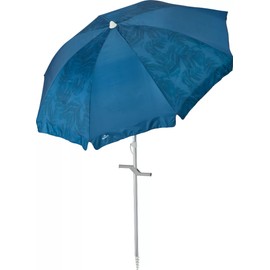 Quest Beach Umbrella Outdoor 90.5 x74.8” UV Protection w/ Carry Bag- Blue Floral
