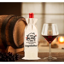 FLYAB Housewarming Gifts,Housewarming Gifts Wine Bags,New Home Gifts for Home,Housewarming Gifts for New Home,Women,Men,Homeowners,Friends,Coworkers