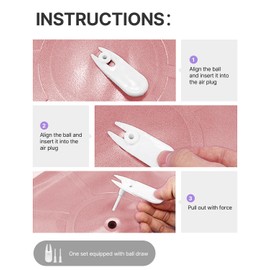 YOTTOY Exercise Ball Air Stopper Plug Pin