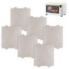 6 Pcs Microwave Waveguide Cover, Universal Mica Sheet Waveguide Cover