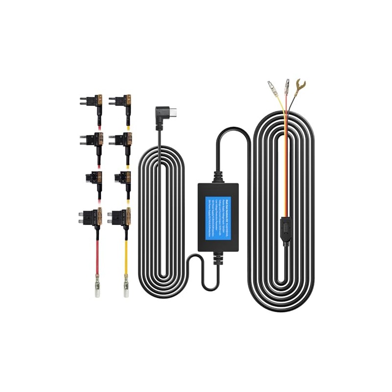 WOLFBOX 4A USB C Hardwire Kit Longer Version for WOLFBOX