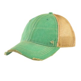 Gritty Bull Vintage Distressed Baseball Cap – Unstructured Fit Adjustable Snapback Hat for Men & Women