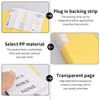 Wisebom A4 with Transparent Pockets, 100 Pockets, A4 Presentation Folder,