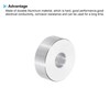 PATIKIL M6 Aluminum Spacers, 12pcs 1/4" x 3/4" Round Metal