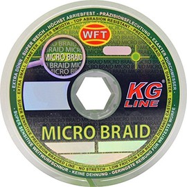 WFT Micro Braid KG Chartreuse 150 m Braided Fishing Line, Diameter/Load Capacity: 0.10 mm/6 kg