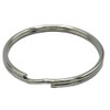 58mm Large Nickel Heavy Duty Split Ring Keyring Jailer (1)