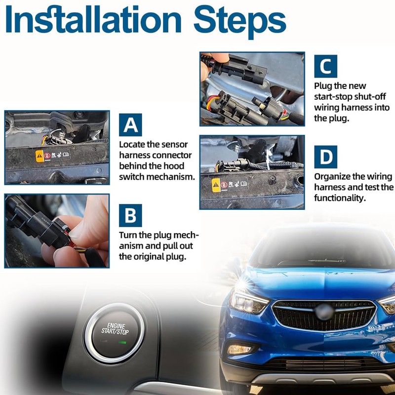 Auto Start Stop Eliminator/Disabler/Disable for 2014-2018 Chevy Malibu Impala Cruze