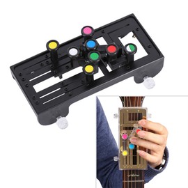 Guitar Chord Practice Tool Guitar Learning System Teaching Practice Aid with 6 Universal Chords