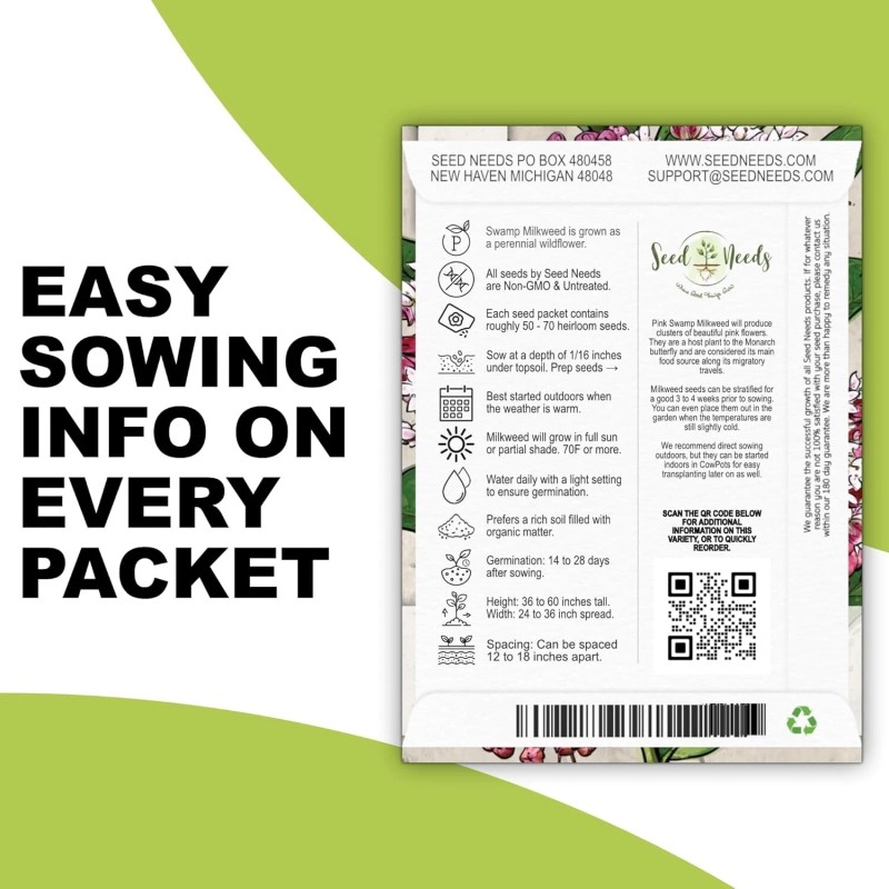 Seed Needs Milkweed Seed Packet Collection by Seed Needs -