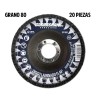 Disco Laminado Sudarshan G80 4-1/2 Paquete 20 Piezas