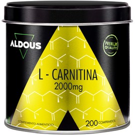 L-Carnitin 2000mg - 200 Tabletten - Pre-Workout und Muskel-Recovery-Supplement - 2932mg L-Carnitin Tartrat hohe Potenz - Energie, Ausdauer - Vegan, Glutenfrei, keine Zusatzstoffe - ALDOUS