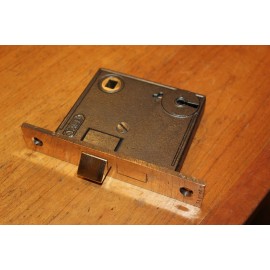 Antique Refurbished Yale & Towne #1620 Cast Bronze Face Keyhole Mortise R-25