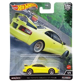 Hot Wheels - '95 Toyota Celica GT-Four - Car Culture - Mountain Drifters 5/5 - HCJ82 - Premium Card - Metal/Metal - Real Riders - Mattel 2022 - 1:64