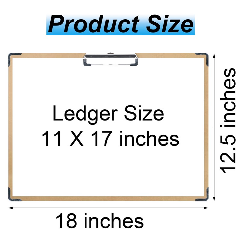 11x17 Clipboard Landscape with Hardware Corner Guard Extra Large Clipboard