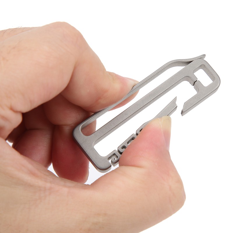 Titanium Alloy Belt Hang Buckle Durable Key Chain Waist Hanging