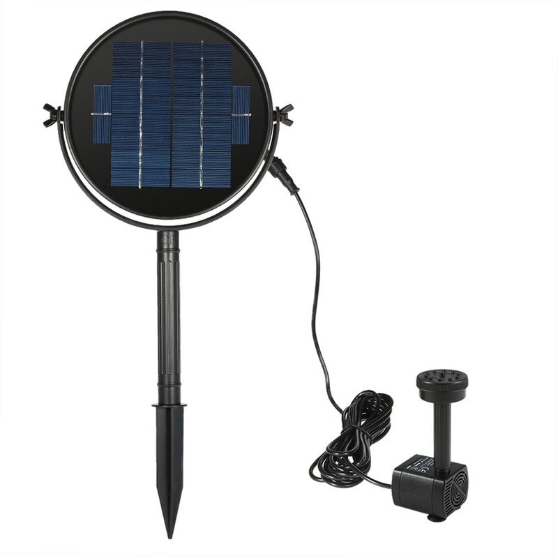 Decdeal 9V 3.5W Solar Panel Solar Powered Fountain Submersible Brushless