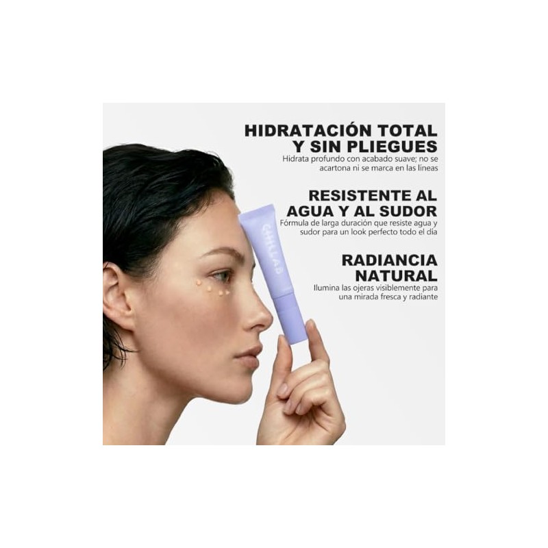 Chillab Crema Iluminadora Contorno de Ojos 12ml, Reduce Ojeras