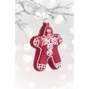Glass Christmas Baubles - the shape of the gingerbread man