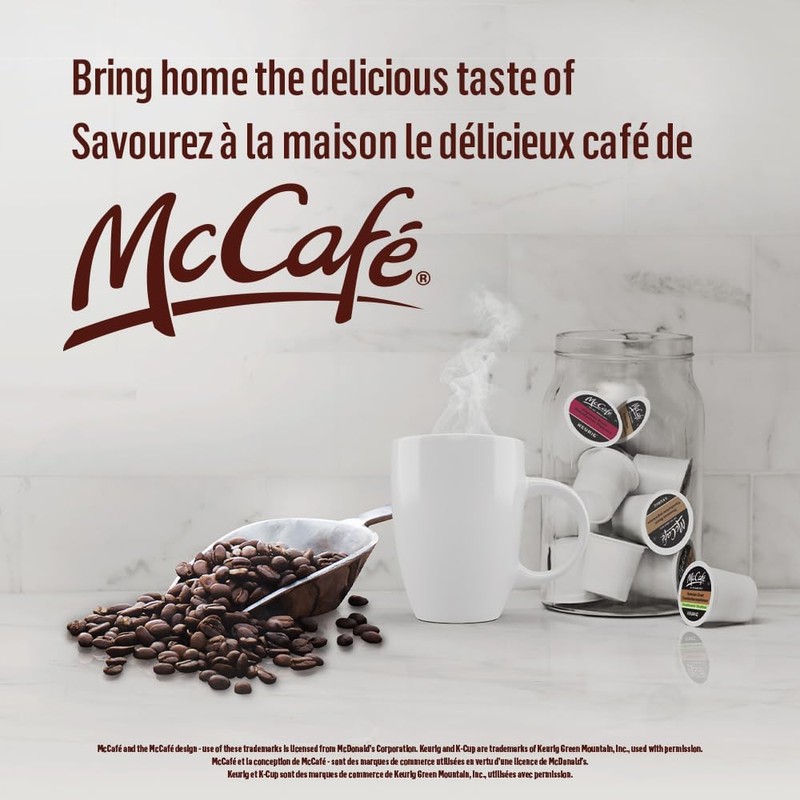 McCafe Premium Medium Dark Roast Ground Coffee, 340g, Can Be
