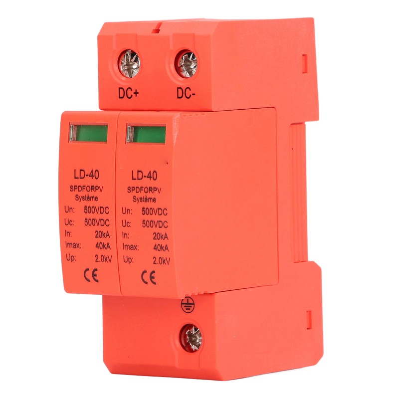 PV Surge Protection Device Photovoltaic Circuit Breaker Protector 2P 20‑40KA