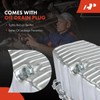 A-Premium Engine Oil Pan Sump with Drain Plug Compatible with